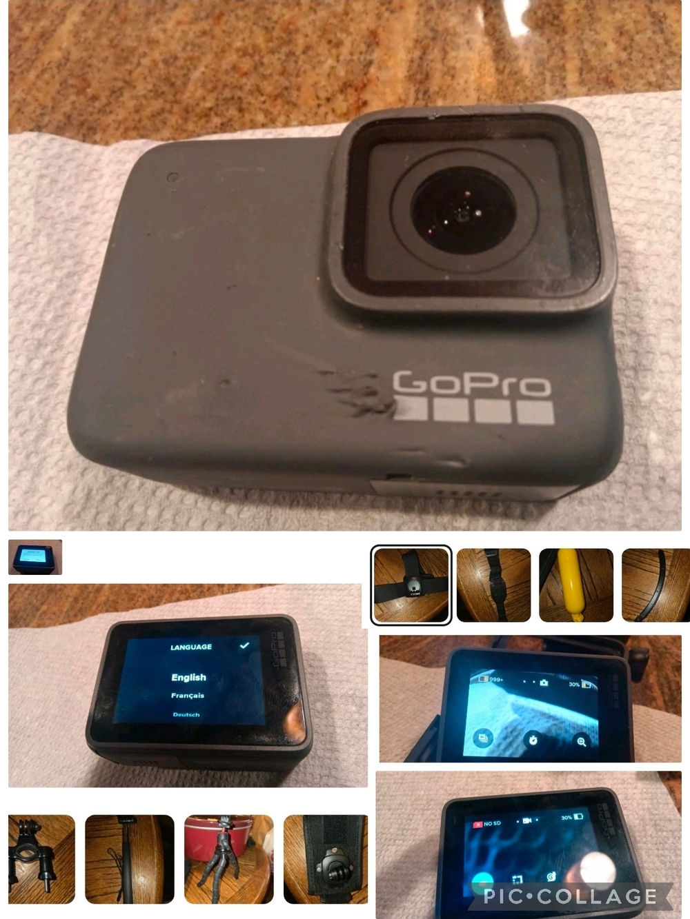 GoPro Action Camera With Accessories Lot